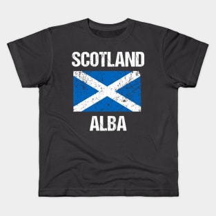 ALBA Scotland Flag Kids T-Shirt